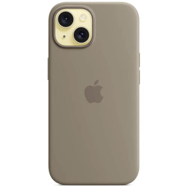 Чехол-накладка Apple iPhone 15 Silicone Case with MagSafe Clay (MT0Q3)