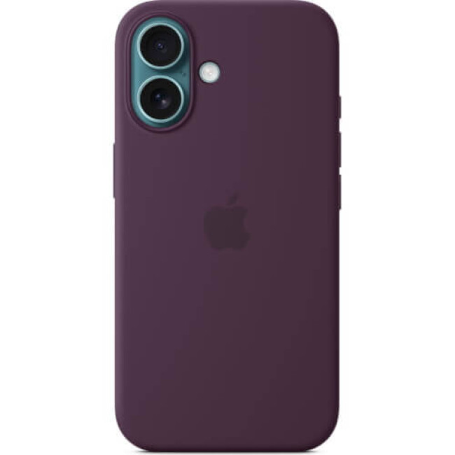 Чехол-накладка Apple iPhone 16 Silicone Case with MagSafe Plum (MYY43)