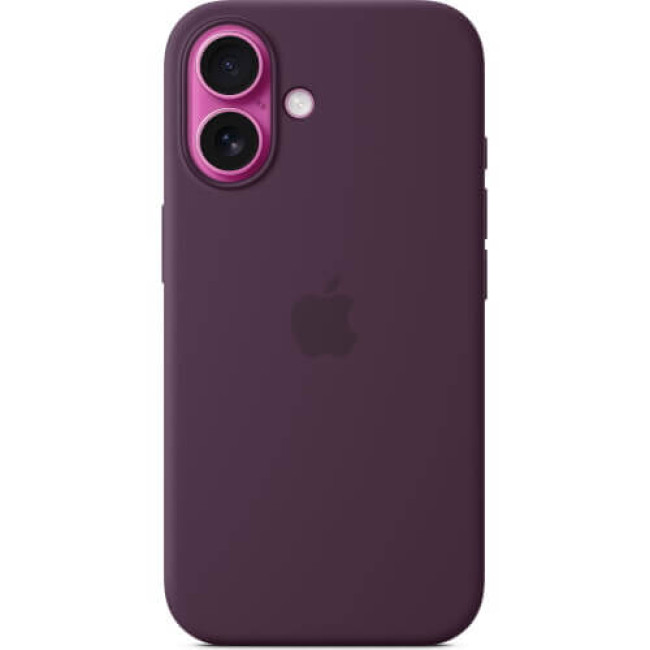 Чехол-накладка Apple iPhone 16 Silicone Case with MagSafe Plum (MYY43)