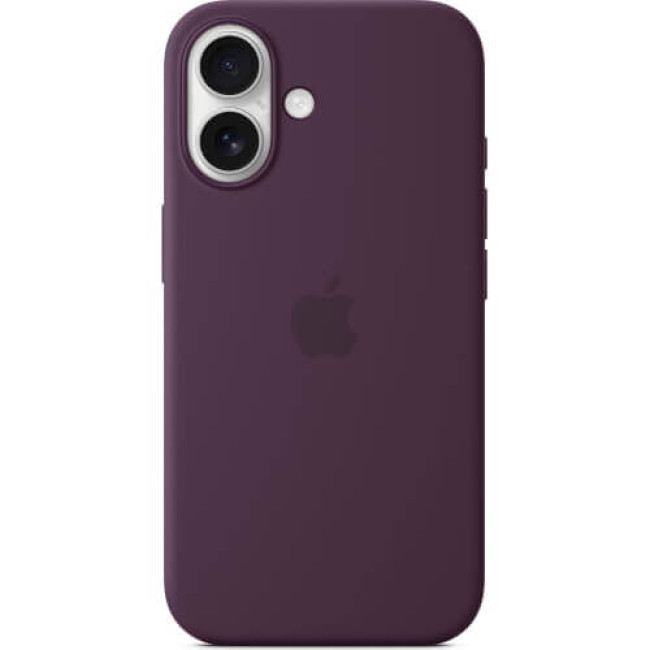Чехол-накладка Apple iPhone 16 Silicone Case with MagSafe Plum (MYY43)