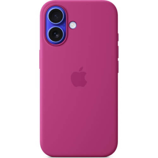 Чехол-накладка Apple iPhone 16 Silicone Case with MagSafe Fuchsia (MYY53)