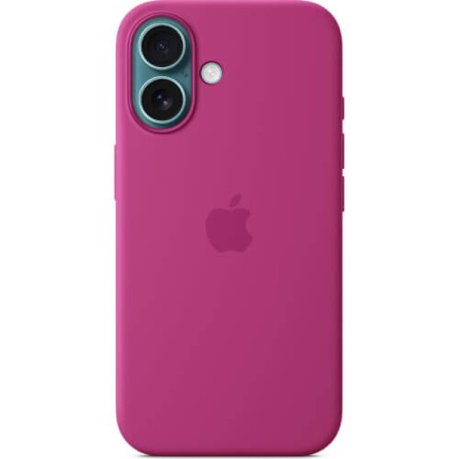 Чехол-накладка Apple iPhone 16 Silicone Case with MagSafe Fuchsia (MYY53)