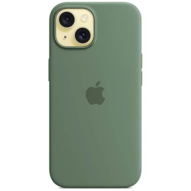 Чехол-накладка Apple iPhone 15 Silicone Case with MagSafe Cypress (MT0X3)
