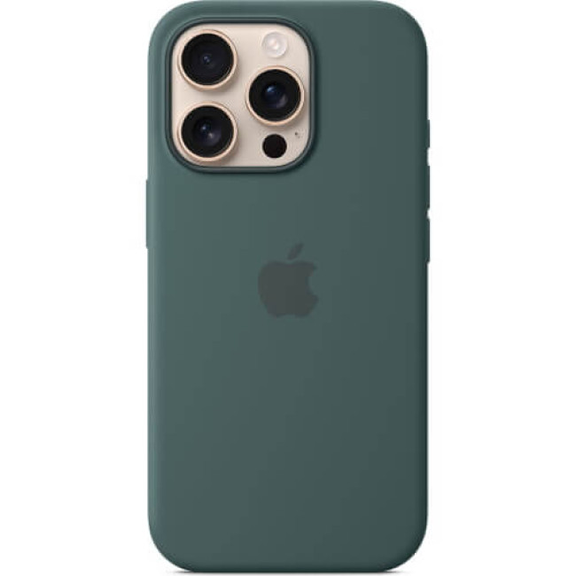 Чехол-накладка Apple iPhone 16 Pro Max Silicone Case with MagSafe Lake Green (MA7V4)