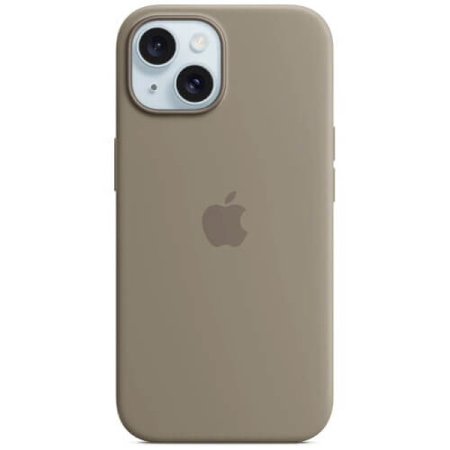 Чехол-накладка Apple iPhone 15 Silicone Case with MagSafe Clay (MT0Q3)