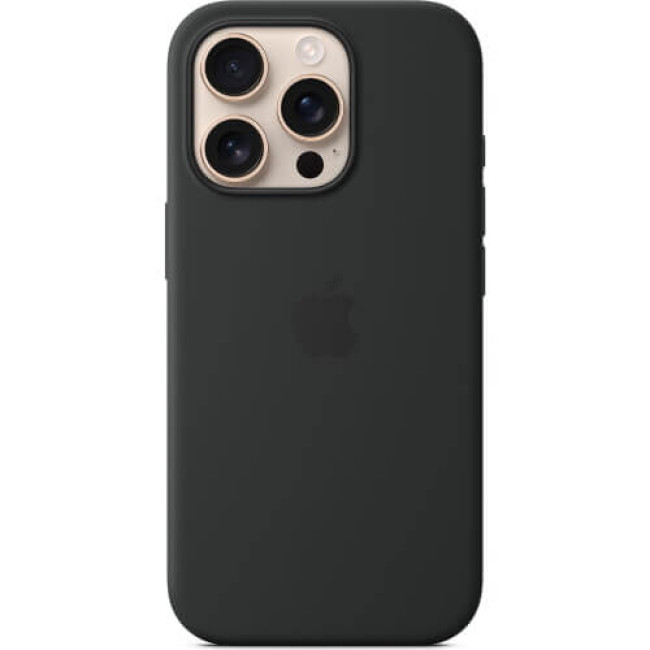 Чехол-накладка Apple iPhone 16 Pro Max Silicone Case with MagSafe Black (MYYT3)