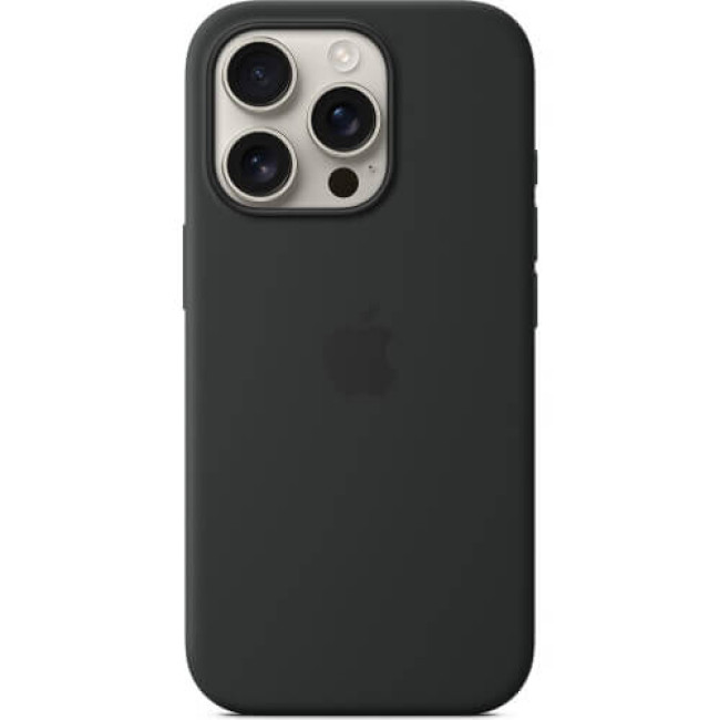 Чехол-накладка Apple iPhone 16 Pro Max Silicone Case with MagSafe Black (MYYT3)