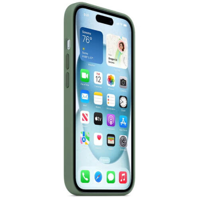 Чехол-накладка Apple iPhone 15 Plus Silicone Case with MagSafe Cypress (MT183)