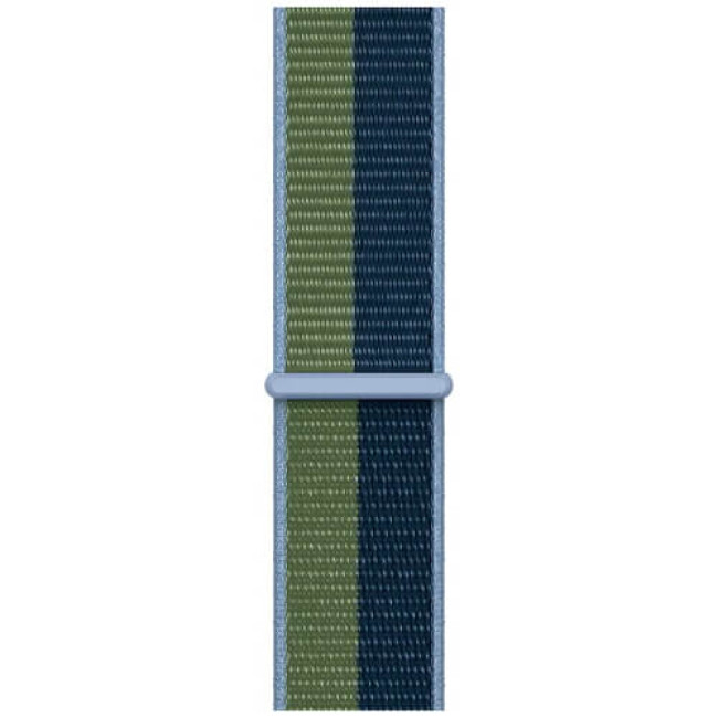Ремешок Apple Watch 45/44/42mm Sport Loop Abyss Blue/Moss Green (ML313)
