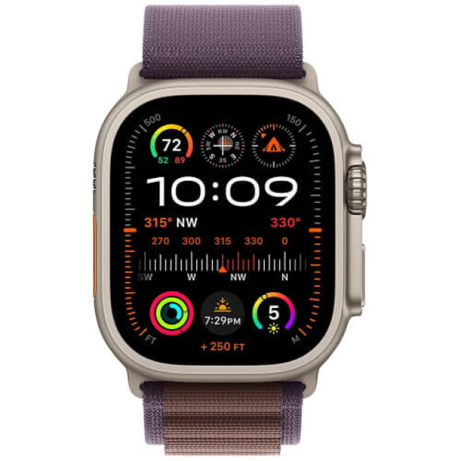 Ремешок Apple Watch 49mm Alpine Loop Indigo Small (MT5N3)