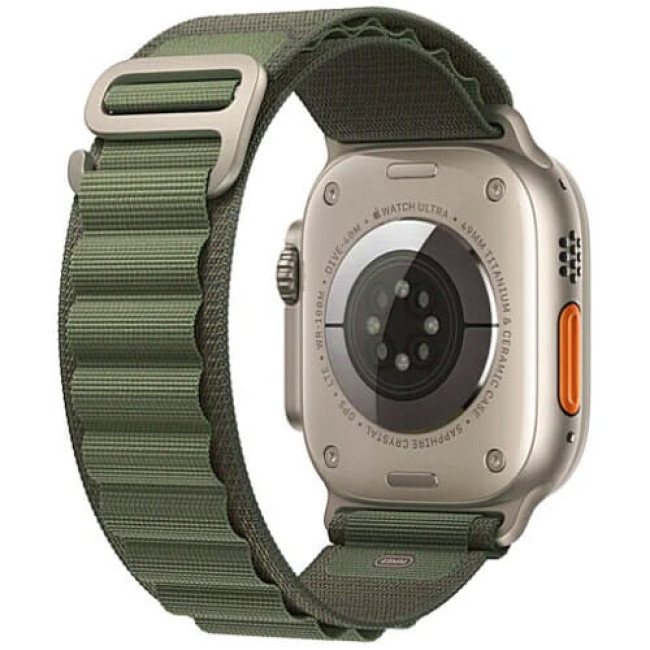 Ремешок Apple Watch 49mm Alpine Loop Green Medium (MQE33)
