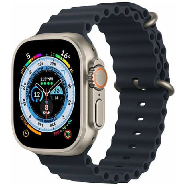 Ремешок Apple Watch 49mm Midnight Ocean Band (MQEE3)