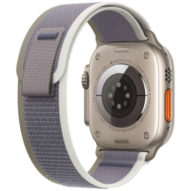Ремешок Apple Watch 49mm Trail Loop Green/Gray M/L (MT603)