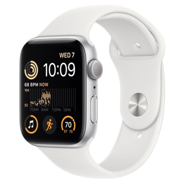 Apple WATCH Series SE 2 40mm Silver Aluminium Case with White Sport Band (MNJV3)