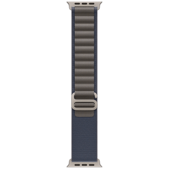 Apple Watch Ultra 2 Titanium Case with Blue Alpine Loop Small (MREK3)