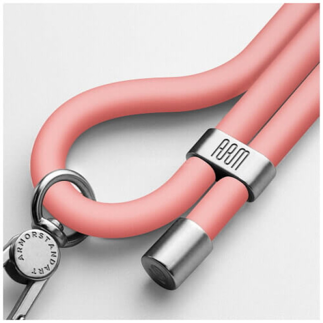 Ремешок ArmorStandart Silicone Rope Titanium Pink with Grey holder (ARM76275)