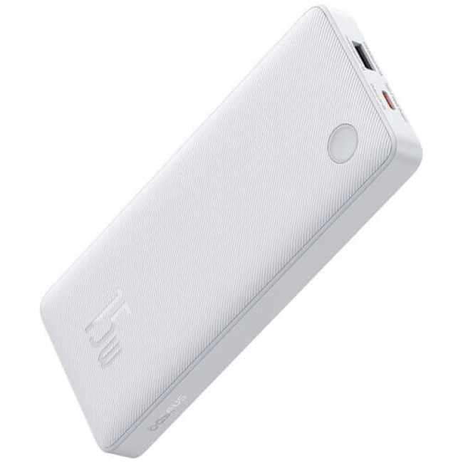 Внешний аккумулятор Baseus Airpow Lite 10000mAh 15W White (P10067500213-00)