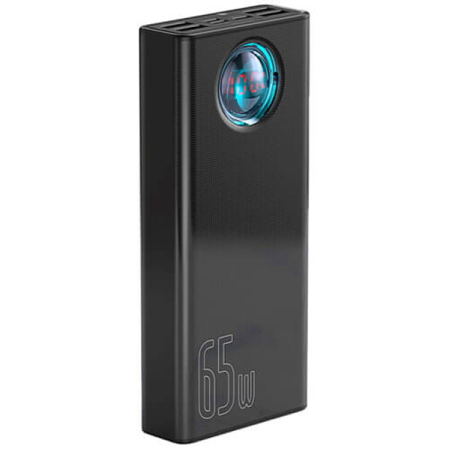 Внешний аккумулятор Baseus Amblight Digital Display Quick Charge 65W 30000mAh Black (PPLG-A01/PPLG000101/P10022400112-01)