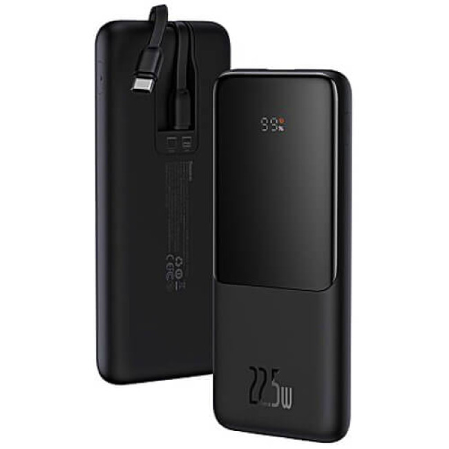 Внешний аккумулятор Baseus Elf Digital Display Fast Charge Power Bank 10000mAh 22.5W Black (PPJL010001)