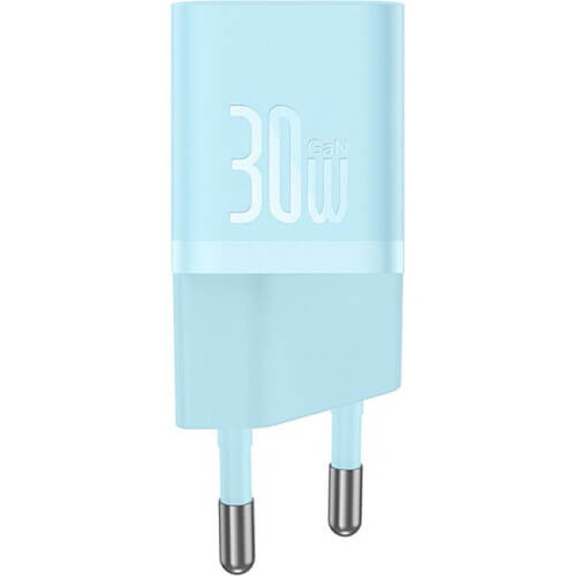 Сетевое зарядное устройство Baseus GaN5 Fast Charger (mini) 1C 30W Blue (CCGN070603)