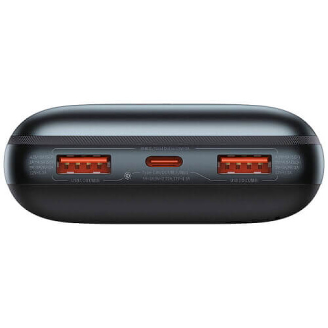 Внешний аккумулятор Baseus Power Bank 20000mAh Bipow Pro Digital Display PD 22.5W Black (PPBD030001)