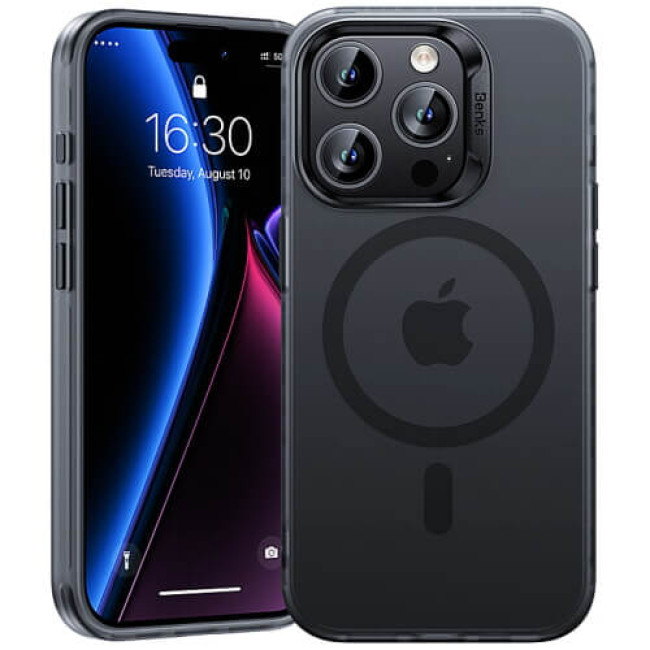 Чехол-накладка Benks Lucid Armor Case for iPhone 15 Pro with MagSafe Black