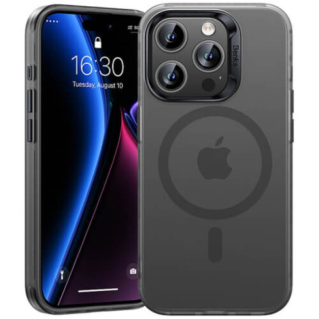 Чехол-накладка Benks Lucid Armor Case for iPhone 15 Pro with MagSafe Grey
