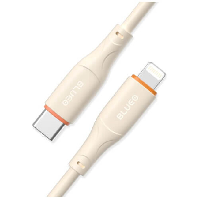 Кабель Blueo Ape Legend USB-C to Lightning Fast Charging Cable Creamy White/Orange (BC5950CL-O)