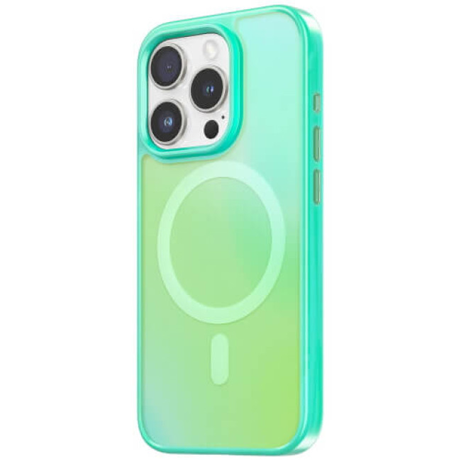 Чехол-накладка Blueo Aurora Anti-Drop Case for 15 Pro Max with MagSafe Green (BL009-I15PMGRN)