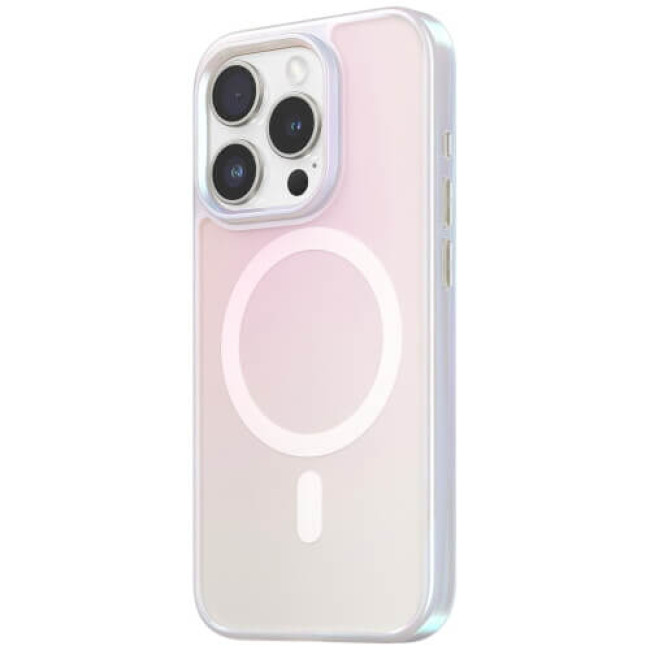 Чехол-накладка Blueo Aurora Anti-Drop Case for 15 Pro Max with MagSafe White (BL009-I15PMWHT)