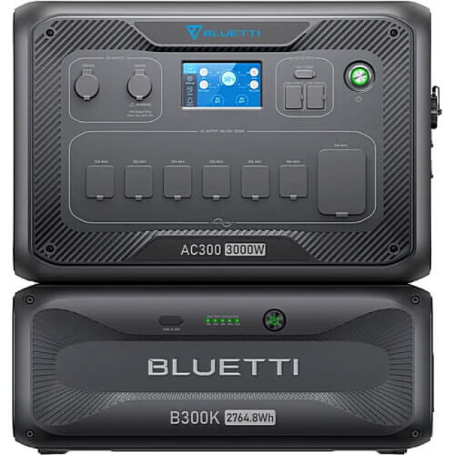 Комплект зарядной станции BLUETTI AC300 + battery module B300K