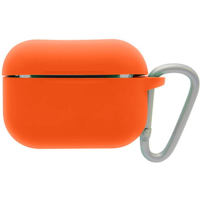 Чехол для наушников Blueo Liquid Silicone Case for Apple AirPods Pro with Carbine Papaya