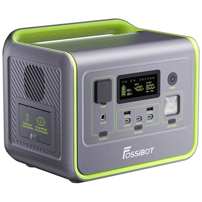 Зарядная станция Fossibot F800 Green (FSB-F800-gr)