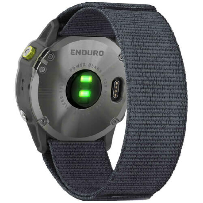 Смарт-часы Garmin Enduro Steel with Gray UltraFit Nylon Strap (010-02408-00/10) ГАРАНТИЯ 3 мес.