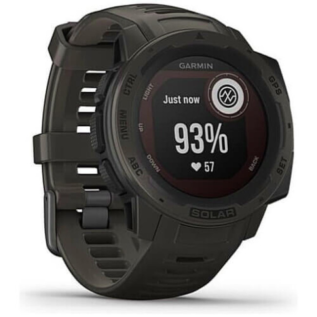 Смарт-часы Garmin Instinct Solar Graphite (010-02293-00) ГАРАНТИЯ 12 мес.