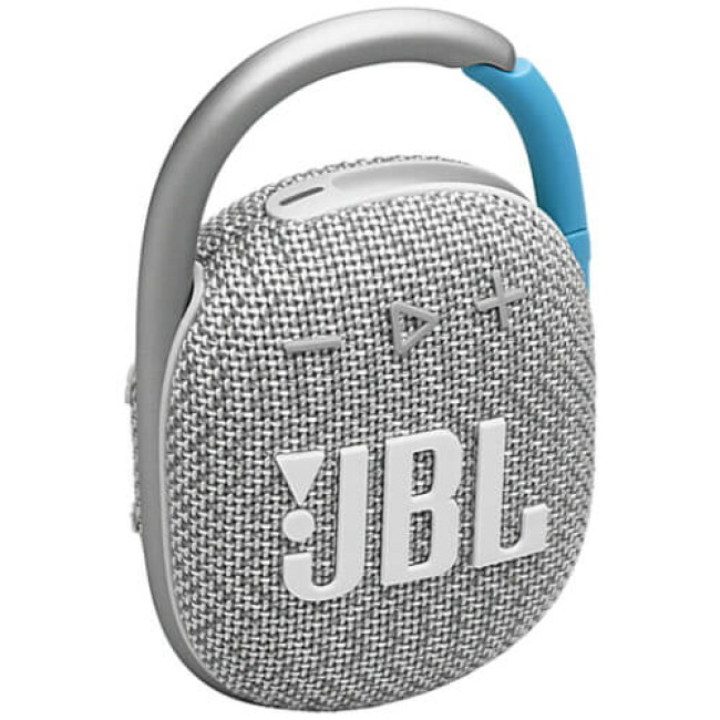 Портативная акустика JBL Clip 4 Eco White (JBLCLIP4ECOWHT)