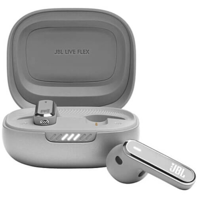 Наушники JBL Live Flex TWS Bluetooth Silver (JBLLIVEFLEXSVR)
