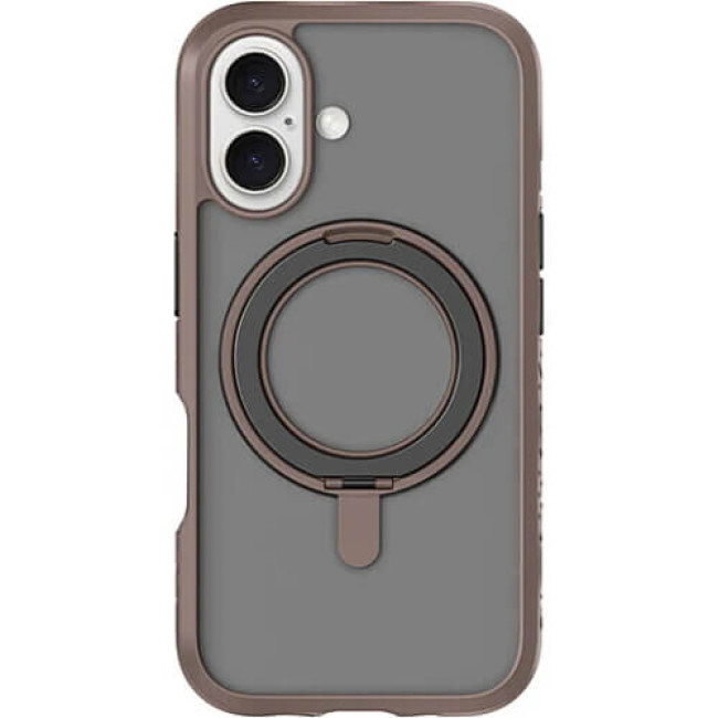 Чехол-накладка LAUT CRYSTAL MATTER for iPhone 16 Brown (L_IP24A_CM_BR)