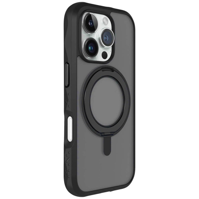 Чехол-накладка LAUT CRYSTAL MATTER for iPhone 16 Pro Max MagSafe Black (L_IP24D_CM_BK)