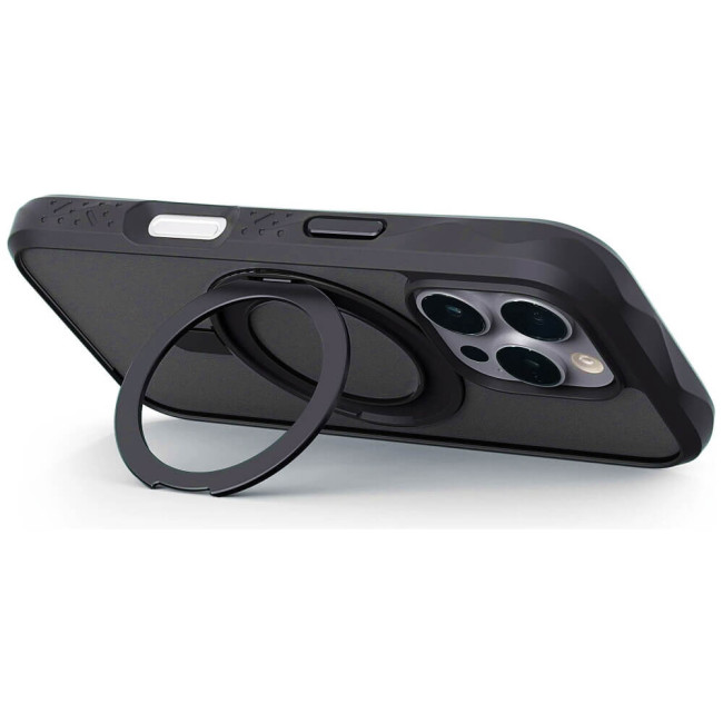 Чехол-накладка LAUT CRYSTAL MATTER for iPhone 16 Pro Max MagSafe Black (L_IP24D_CM_BK)