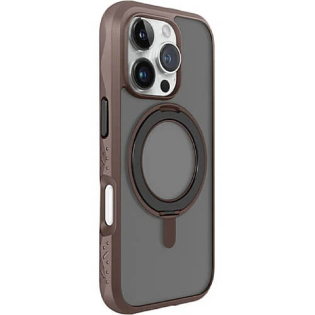 Чехол-накладка LAUT CRYSTAL MATTER for iPhone 16 Pro Brown (L_IP24B_CM_BR)