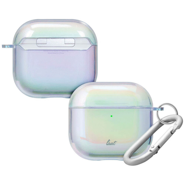 Чехол LAUT HOLO for AirPods 4 Pearl (L_AP5_HO_W)