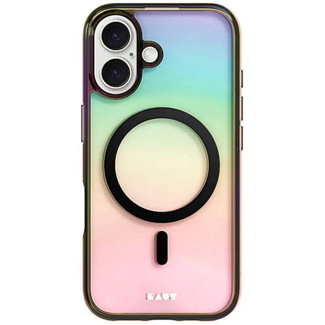 Чехол-накладка LAUT HOLO for iPhone 16 MagSafe black (L_IP23A_HO_BK)