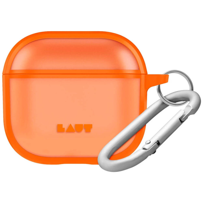 Чехол LAUT HUEX PROTECT for AirPods 4 Neon Orange (L_AP5_HPT_O)