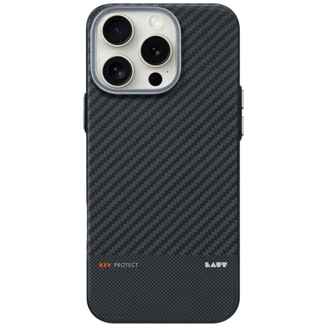 Чехол-накладка LAUT KEV PROTECT for iPhone 16 Pro Max black (L_IP24D_KE_BK)