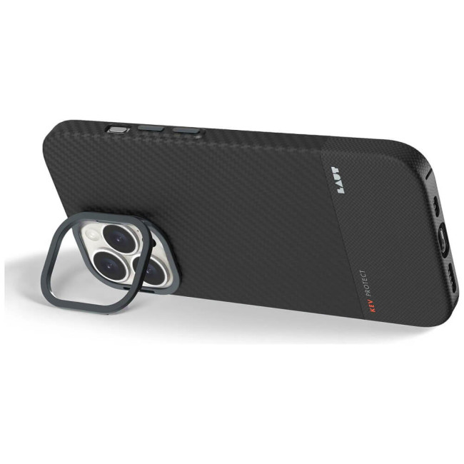 Чехол-накладка LAUT KEV PROTECT for iPhone 16 Pro Max black (L_IP24D_KE_BK)