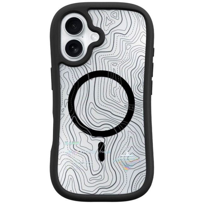 Чехол-накладка LAUT POP ADVENTURE for iPhone 16 MagSafe Black (L_IP24A_PA_BK)