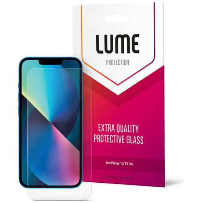 Защитное стекло LUME Protection 2.5D Ultra thin Fully for iPhone 12 mini Front Clear