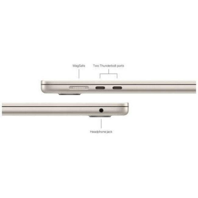 MacBook Air 15'' M3 8/256GB Starlight (MRYR3)