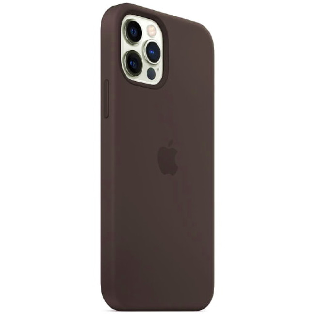 Чехол-накладка Apple iPhone 12/12 Pro Silicone Case with MagSafe Black (MHL73)